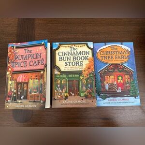 The Pumpkin Spice Cafe, The Cinnamon Bun Book Store, The Christmas Tree Farm